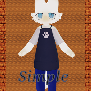 【フィニシフ君対応】シンプルエプロン