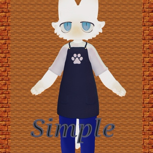 【フィニシフ君対応】シンプルエプロン
