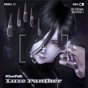 【11アバター対応】Luxe Panther long nail【MA対応】 缩略图 6