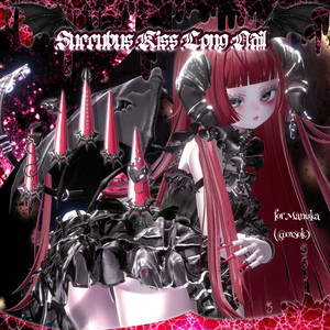 【SALE】【13アバター対応】Succubus Kiss long Nail【MA対応】