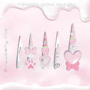 ✨18アバター対応🍫Choco paw magic long nail🩷【MA対応】 缩略图 2