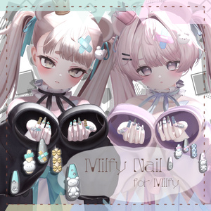 【12アバター対応】Milfyちゃんmotif Nail【MA対応】 缩略图 3