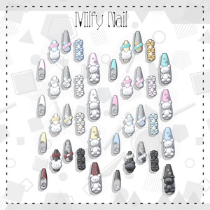 【12アバター対応】Milfyちゃんmotif Nail【MA対応】 缩略图 2