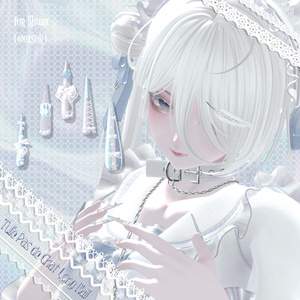 【18アバター対応】Tulle Pas de Chat Long Nail【MA対応】 缩略图 4