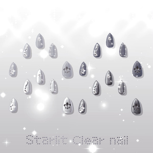 19アバター対応🌟Starlit Clear Short Nail【MA対応】 缩略图 2