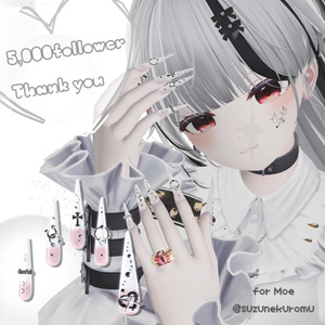 【25アバター対応】5,000人大感謝Long Nail【MA対応】 缩略图 6
