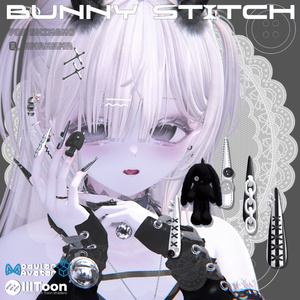 22アバター対応🐰Bunny Stitches Long Nail【MA対応】 缩略图 9