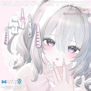22アバター対応🐰Bunny Stitches Long Nail【MA対応】 缩略图 5