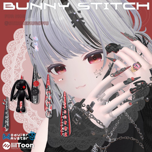 22アバター対応🐰Bunny Stitches Long Nail【MA対応】 缩略图 13