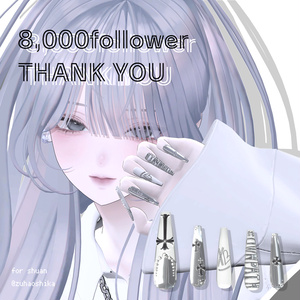 26アバター対応🌟☻#OwnPath 8000人大感謝Nail【MA対応】 缩略图 10