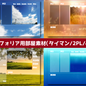 【無料】背景透過するココフォリア部屋