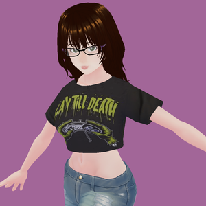 "Play Til Dead" Crop Top