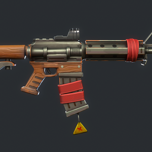 M4 carbine stylized gun