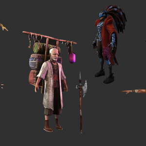  Japanese Warrior character Collection