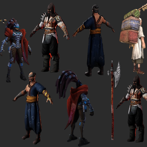 Japanese Warrior Character Collection
