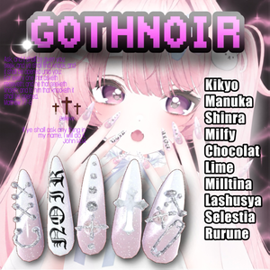 GOTHNOIR NAIL 【MA対応】【12アバター対応】