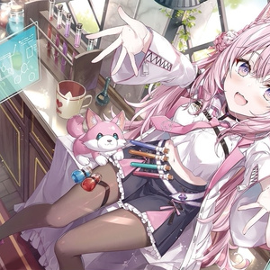 フブキ」プレイマット - 路地裏同盟 - BOOTH