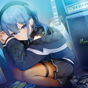 私服眼鏡すいせい プレイマット ホロライブ】 星街すいせい プレイマット Amazon.co.jp