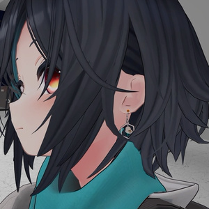 ⚠販売停止⚠【VRChat向け】♪PowerStoneSnow Fairy Earring♪ ～雪の妖精の耳飾り～ 缩略图 3