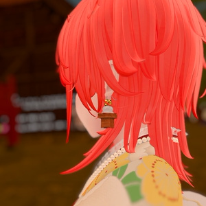 【VRC想定】乙巳鏡餅　（ピアスプレハブ付き） 缩略图 4