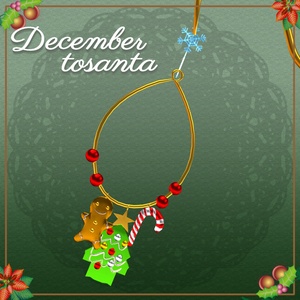 【VRChat想定】🎄 December to Santa - お菓子なイヤリング🎄