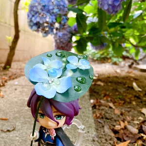 紫陽花の雨傘（オビツ11＆ねんどろいど用）