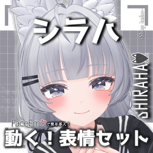 【シラハ/SHIRAHA専用】動く！シラハちゃん表情セット