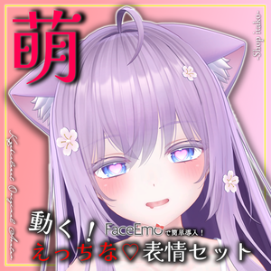 【萌/Moe専用】動く！えっちな♡萌ちゃん表情セット