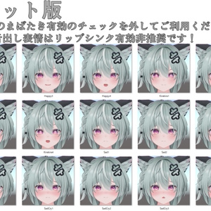 SALE!【キリサメ/Kirisame専用】動く！キリサメくん表情セット 缩略图 12