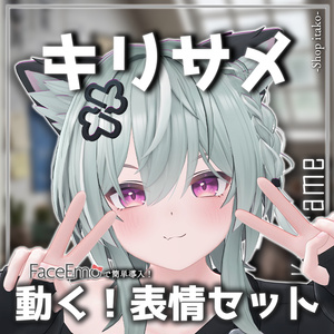 SALE!【キリサメ/Kirisame専用】動く！キリサメくん表情セット 缩略图 7