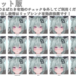 SALE!【キリサメ/Kirisame専用】動く！キリサメくん表情セット 缩略图 10