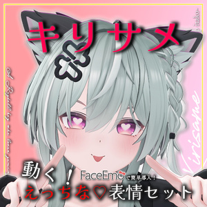 SALE!【キリサメ/Kirisame専用】動く！えっちな♡キリサメくん表情セット