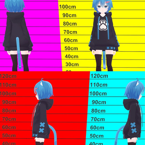 ラスクちゃん　アニメっぽい髪テクスチャ　9枚