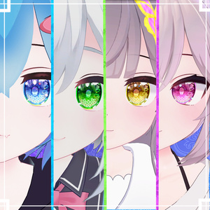 神聖な瞳テクスチャver1.0(eye texture)　52アバター対応 #white72 缩略图 9