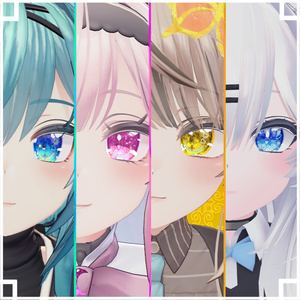 神聖な瞳テクスチャver1.0(eye texture)　52アバター対応 #white72 缩略图 10