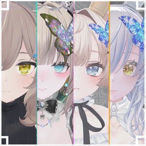 神聖な瞳テクスチャver1.0(eye texture)　52アバター対応 #white72 缩略图 7