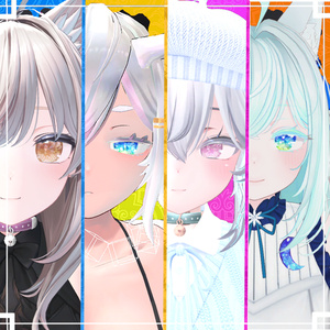 神聖な瞳テクスチャver1.0(eye texture)　52アバター対応 #white72 缩略图 15