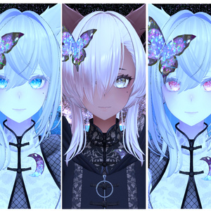 神聖な瞳テクスチャver1.0(eye texture)　52アバター対応 #white72 缩略图 4