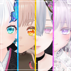 神聖な瞳テクスチャver1.0(eye texture)　52アバター対応 #white72 缩略图 14