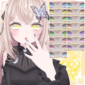 神聖な瞳ver2.0マテリアル　eyetexture　15枚　17アバター対応　#white72 缩略图 19