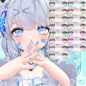 神聖な瞳ver2.0マテリアル　eyetexture　15枚　17アバター対応　#white72 缩略图 6