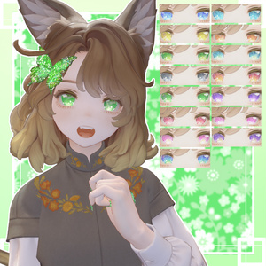 神聖な瞳ver2.0マテリアル　eyetexture　15枚　17アバター対応　#white72 缩略图 15