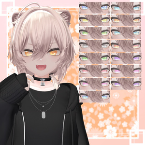神聖な瞳ver2.0マテリアル　eyetexture　15枚　17アバター対応　#white72 缩略图 14