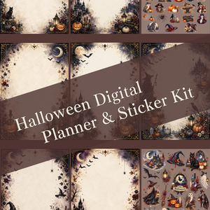 Halloween Digital Planner & Sticker Kit
