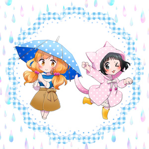 【BUG】梅雨のアクリルキーホルダー