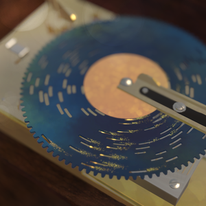夜空のディスクオルゴール　Starry sky disk music box【VRChat想定】