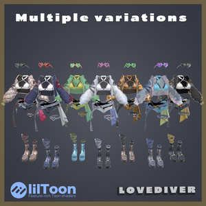 【3アバター対応】LOVEDIVER 缩略图 4