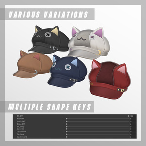 【FREE】Cat Ears Cap 缩略图 2