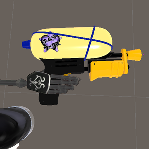 【VRChat想定】撃てる！スプラシューター【無料】