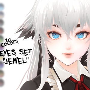 Vroid - Eyes set "Jewel" [10 color]